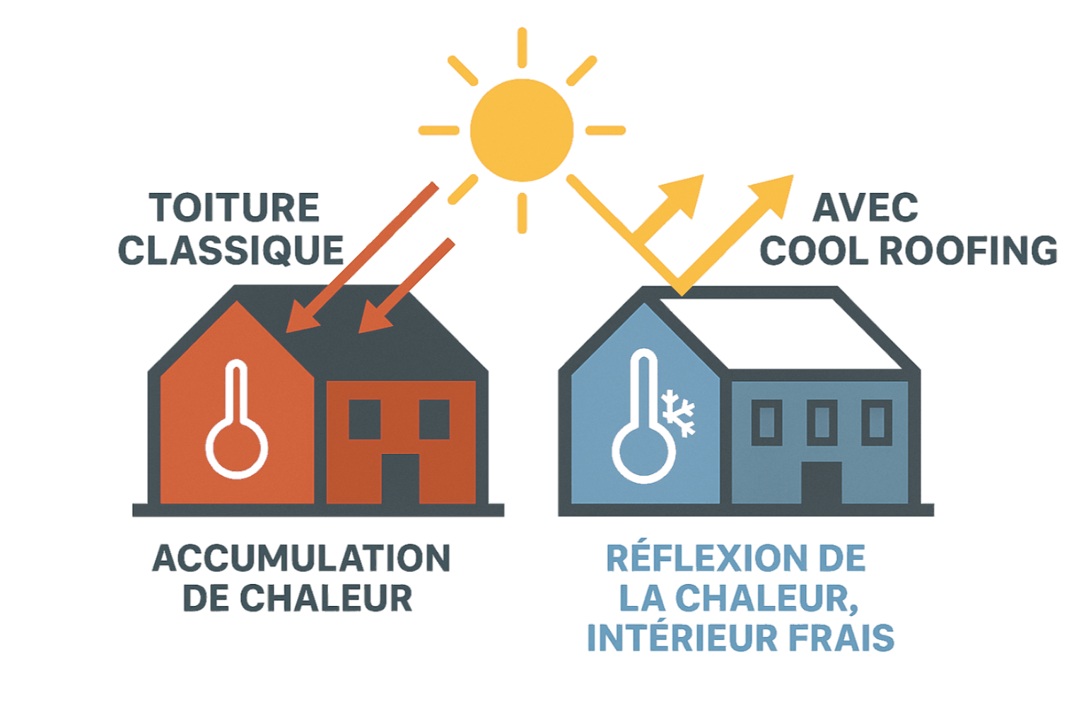 Diagramme Cool Roofing